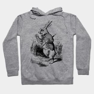 Alice in Wonderland | White Rabbit Checks His Watch | White Rabbit | Vintage Alice | Hoodie